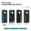 Carbono Deluxe MagSafe para Huawei Mate 80 / 80 Pro: estilos Blue Track, Redeemer Edition, Neon Code y Bronze Elite