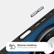 Carbono Deluxe MagSafe: botones metálicos