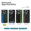 Carbono Deluxe MagSafe para Oppo Find X9 Pro: estilos Blue Track, Redeemer Edition, Neon Code y Bronze Elite