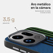 Carbono Deluxe MagSafe: aro metálico elevado que protege la cámara