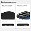 Carbono Deluxe MagSafe: bordes elevados en pantalla y cámara, cortes precisos e interior acolchado
