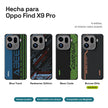 Carbono Deluxe MagSafe para Oppo Find X9 Pro: estilos Blue Track, Redeemer Edition, Neon Code y Bronze Elite