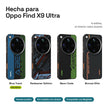 Carbono Deluxe MagSafe para Oppo Find X9 Ultra: estilos Blue Track, Redeemer Edition, Neon Code y Bronze Elite