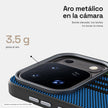 Carbono Deluxe MagSafe: aro metálico elevado que protege la cámara