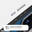 Carbono Deluxe MagSafe: botones metálicos