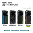 Carbono Deluxe MagSafe para Oppo Find X9 Ultra: estilos Blue Track, Redeemer Edition, Neon Code y Bronze Elite