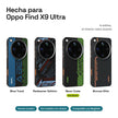 Carbono Deluxe MagSafe para Oppo Find X9 Ultra: estilos Blue Track, Redeemer Edition, Neon Code y Bronze Elite