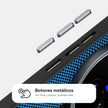 Carbono Deluxe MagSafe: botones metálicos