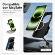 Carbono Deluxe MagSafe compatible con soportes de auto, bases de carga y baterías magnéticas