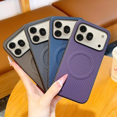 Case Core Carbono Magnético Honor 600 / 600 Pro en Marrón, Negro, Azul y Púrpura