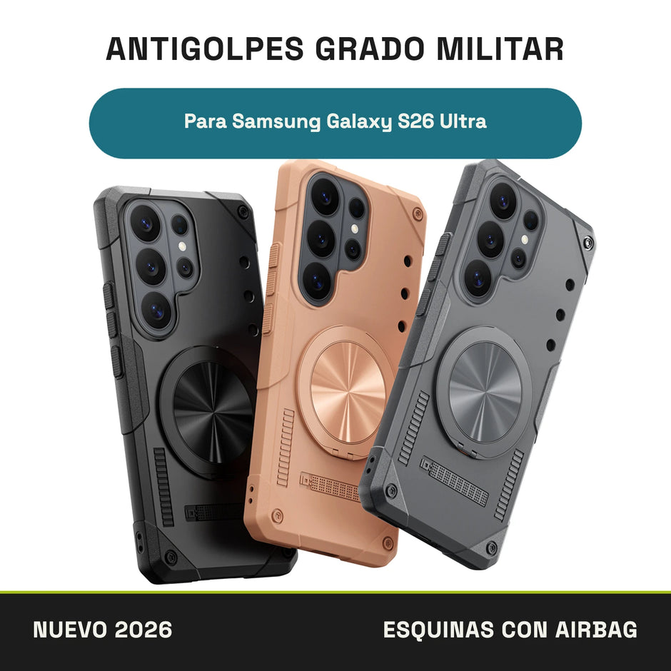 Case Fat Armor Parante 360 MagSafe Samsung Galaxy S26 Ultra | Gris Titanio