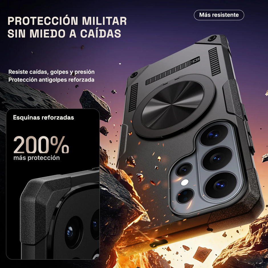 Case Fat Armor Parante 360 MagSafe Samsung Galaxy S26 Ultra | Gris Titanio