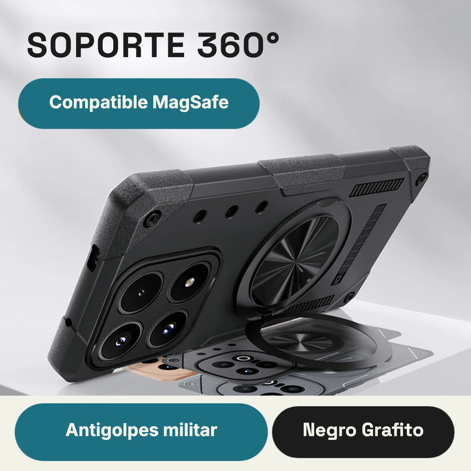 Case Fat Armor Parante 360 MagSafe Xiaomi 17 | Negro Grafito