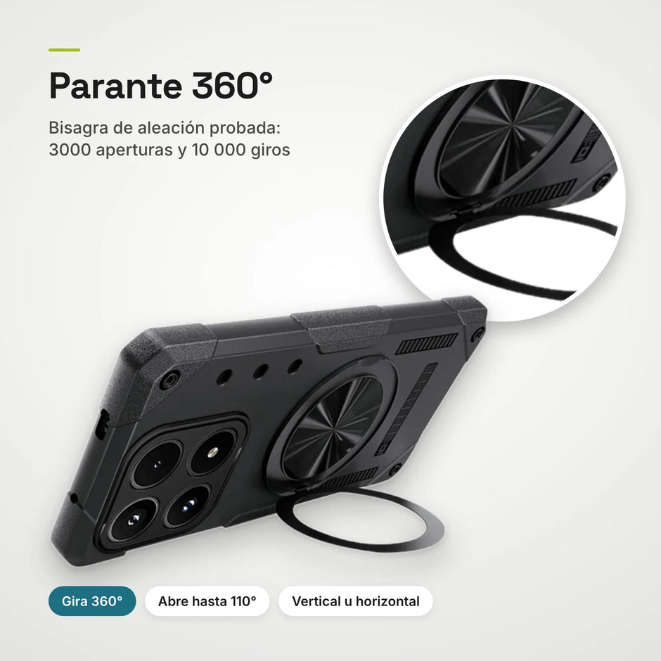 Case Fat Armor Parante 360 MagSafe Xiaomi 17 | Negro Grafito