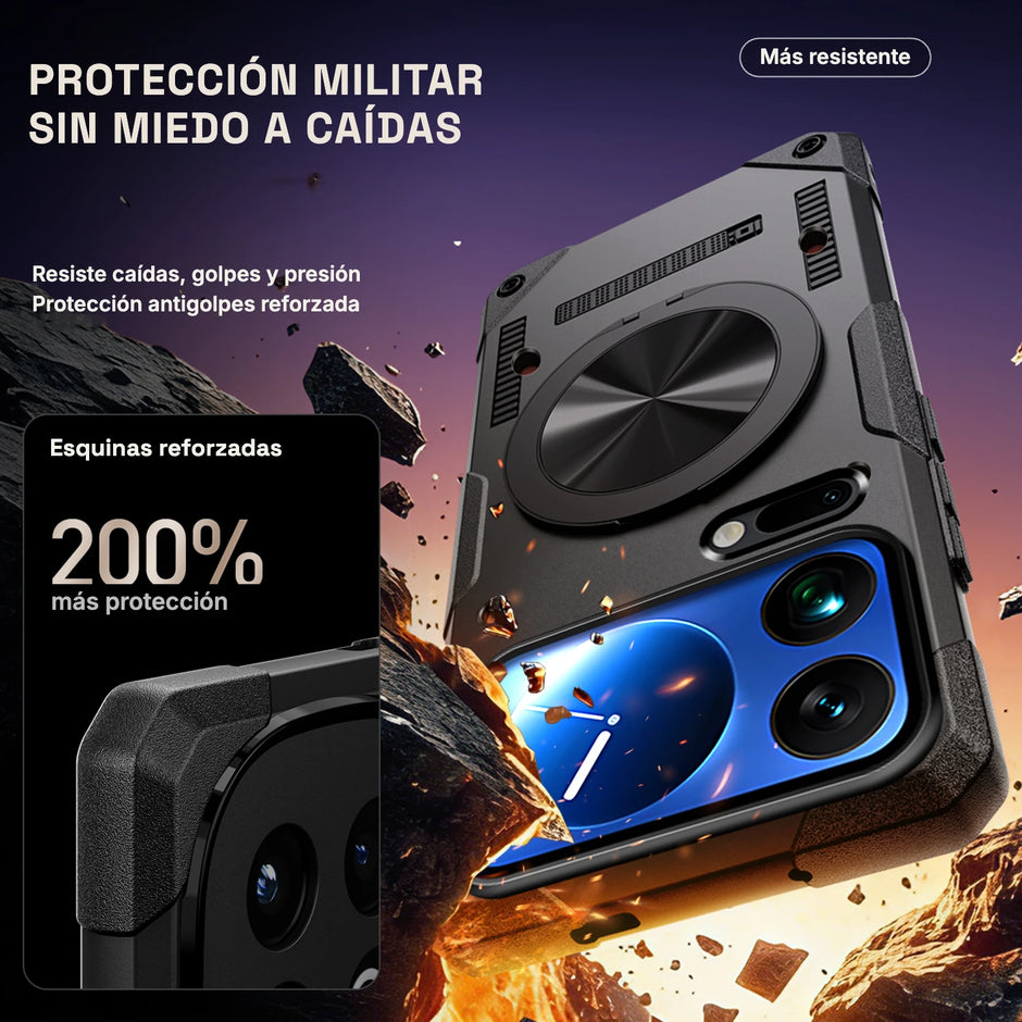 Case Fat Armor Parante 360 MagSafe Xiaomi 17 Pro Max | Gris Titanio