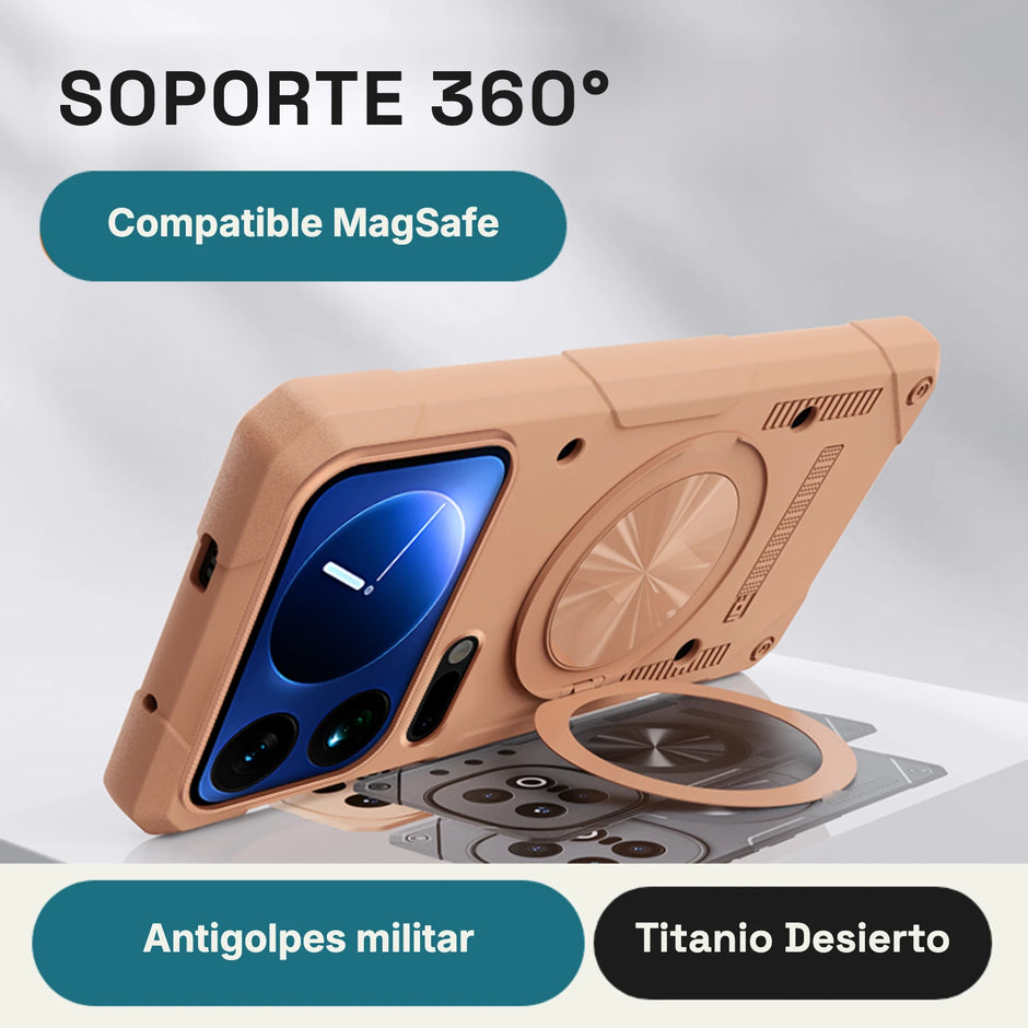 Case Fat Armor Parante 360 MagSafe Xiaomi 17 Pro Max | Titanio Desierto