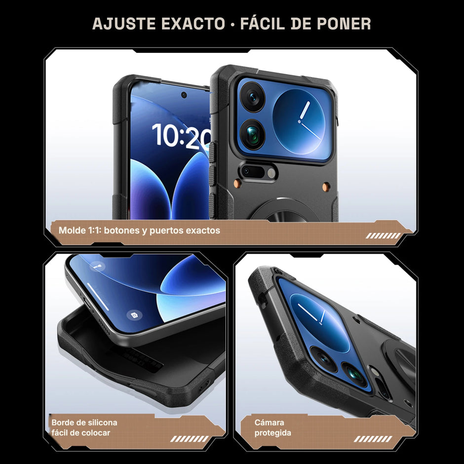 Case Fat Armor Parante 360 MagSafe Xiaomi 17 Pro Max | Titanio Desierto