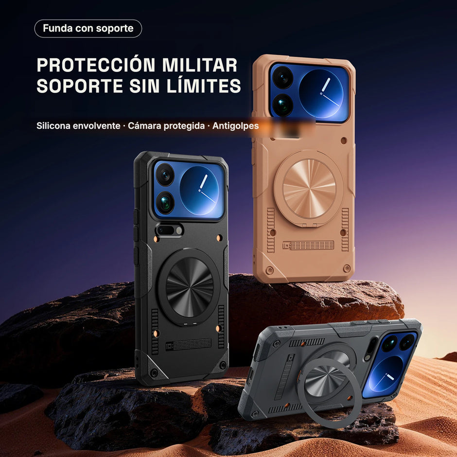 Case Fat Armor Parante 360 MagSafe Xiaomi 17 Pro Max | Titanio Desierto