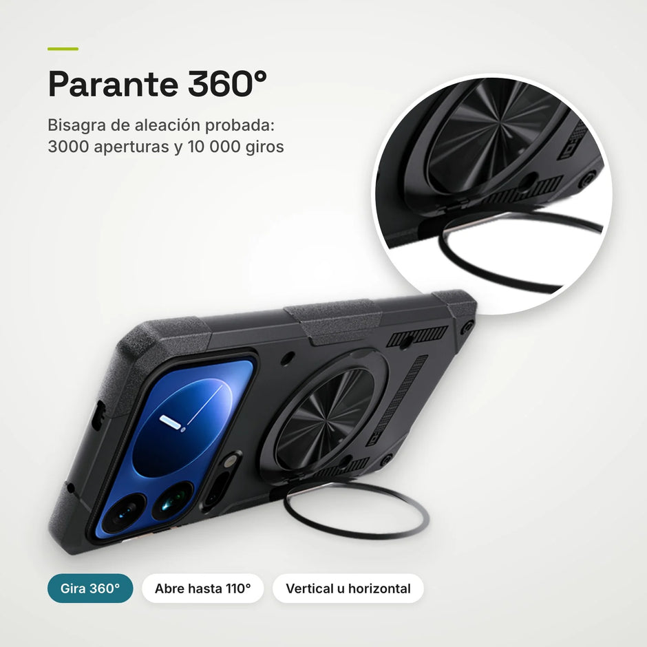 Case Fat Armor Parante 360 MagSafe Xiaomi 17 Pro | Negro Grafito