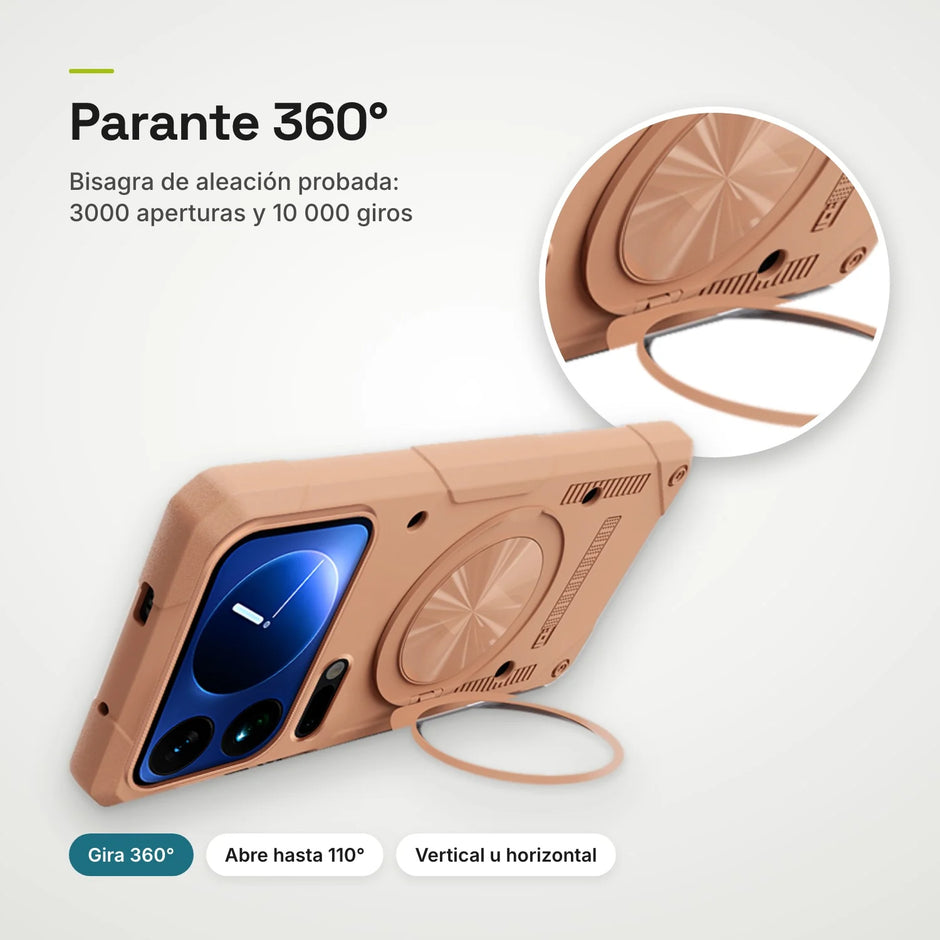 Case Fat Armor Parante 360 MagSafe Xiaomi 17 Pro | Titanio Desierto