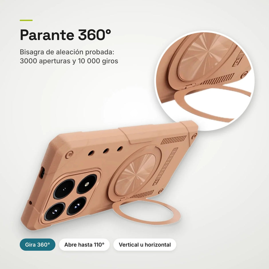 Case Fat Armor Parante 360 MagSafe Xiaomi 17 | Titanio Desierto