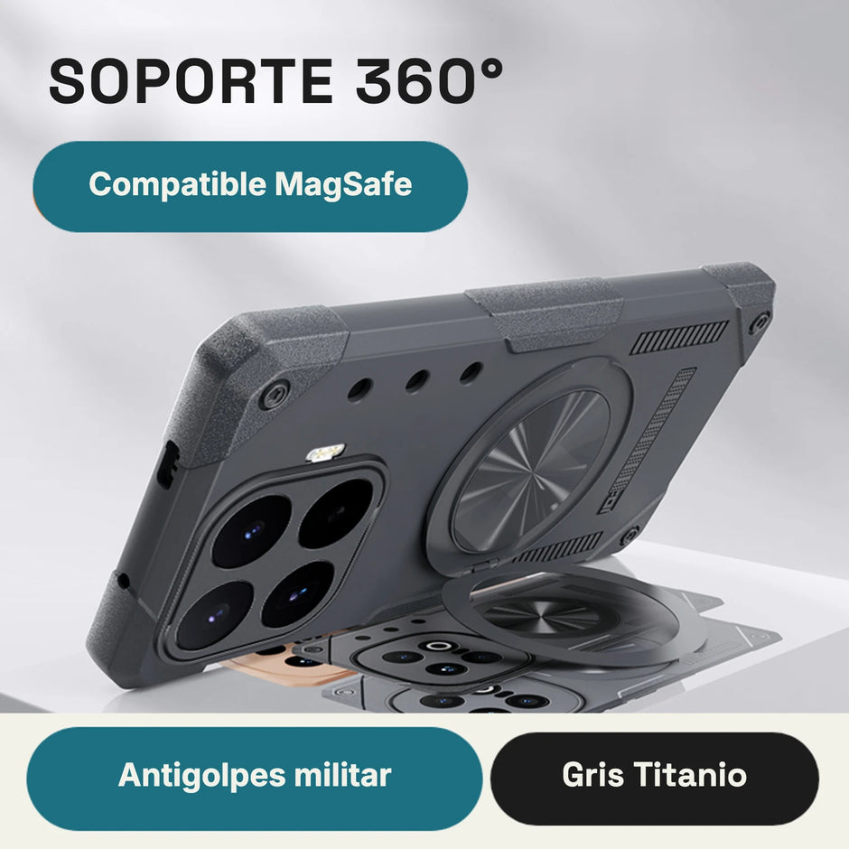 Case Fat Armor Parante 360 MagSafe Xiaomi 17T | Gris Titanio