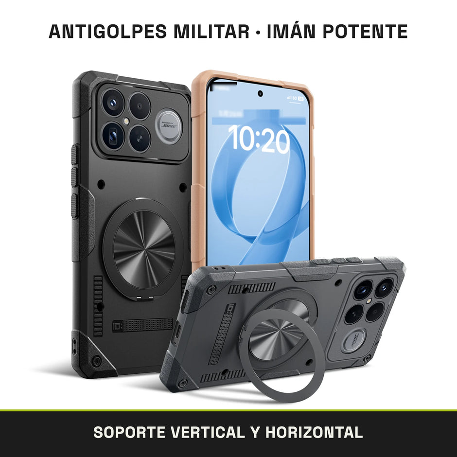 Case Fat Armor Parante 360 MagSafe Xiaomi Poco F8 Ultra | Gris Titanio