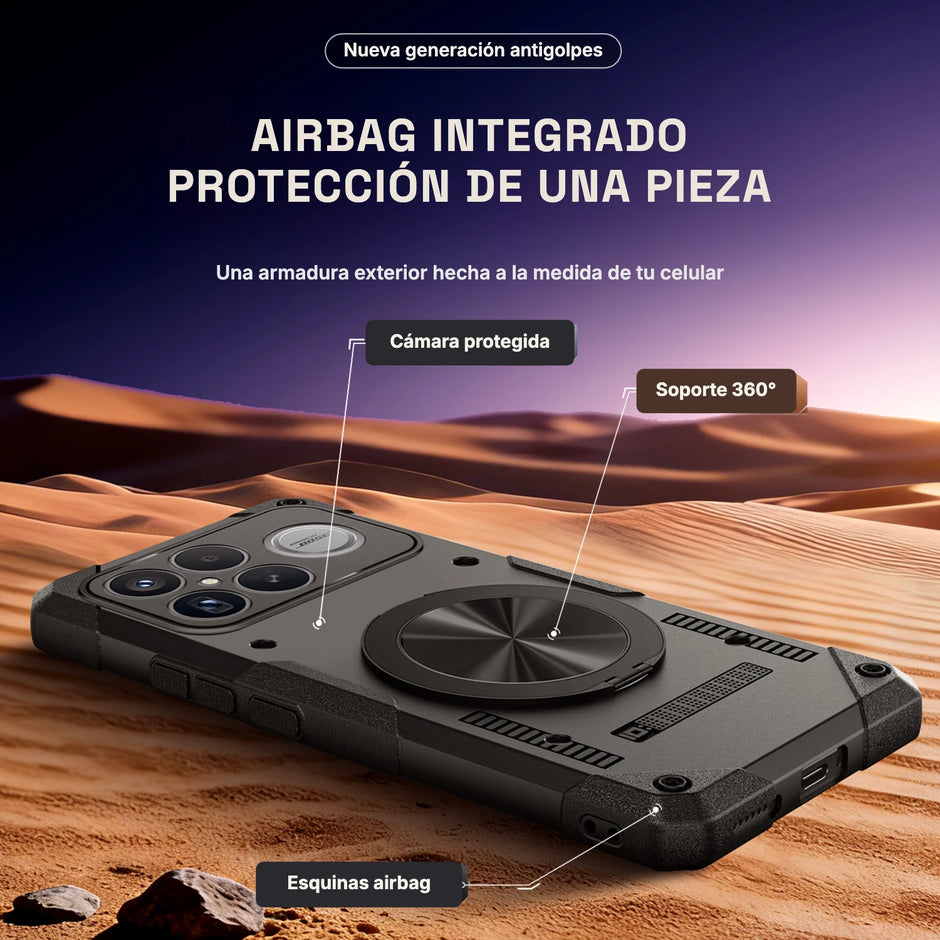 Case Fat Armor Parante 360 MagSafe Xiaomi Poco F8 Ultra | Gris Titanio