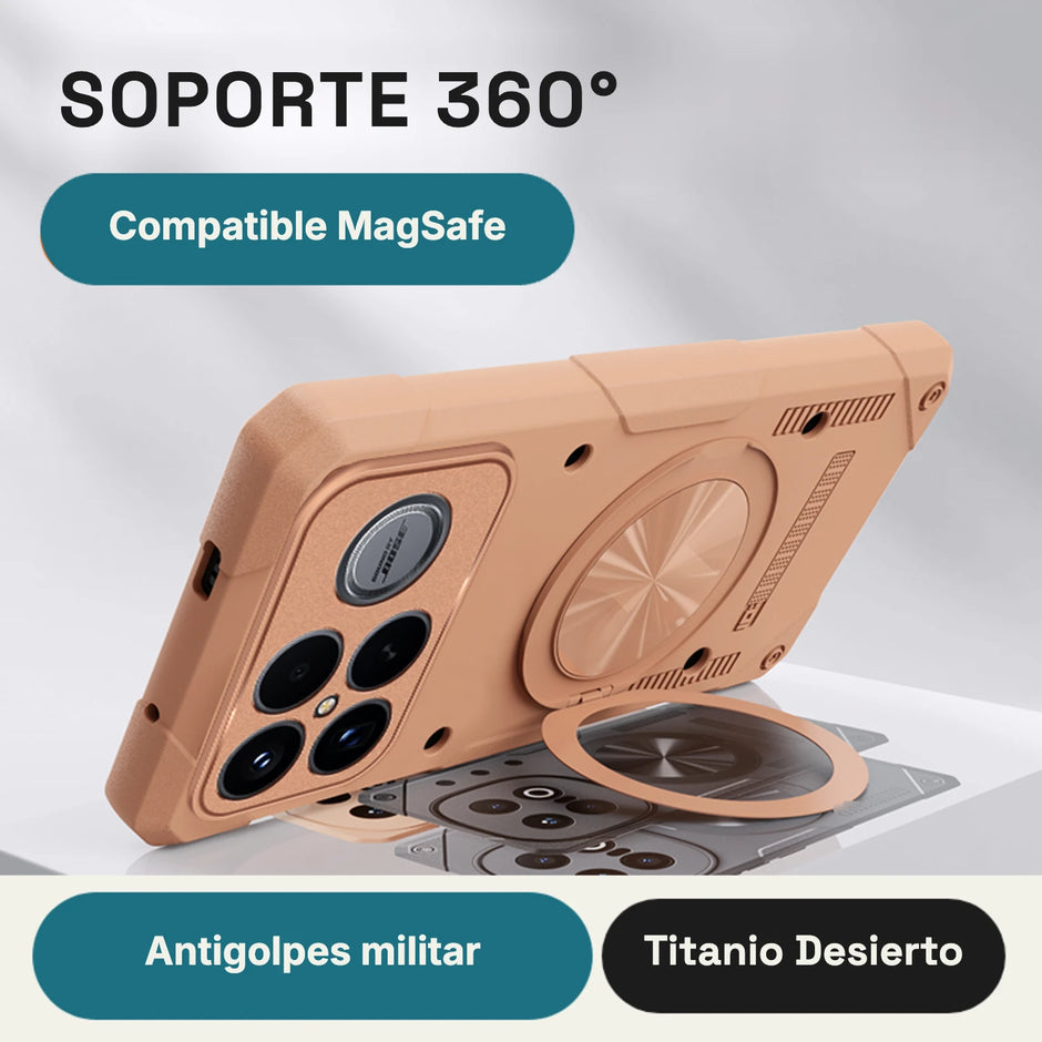 Case Fat Armor Parante 360 MagSafe Xiaomi Poco F8 Ultra | Titanio Desierto
