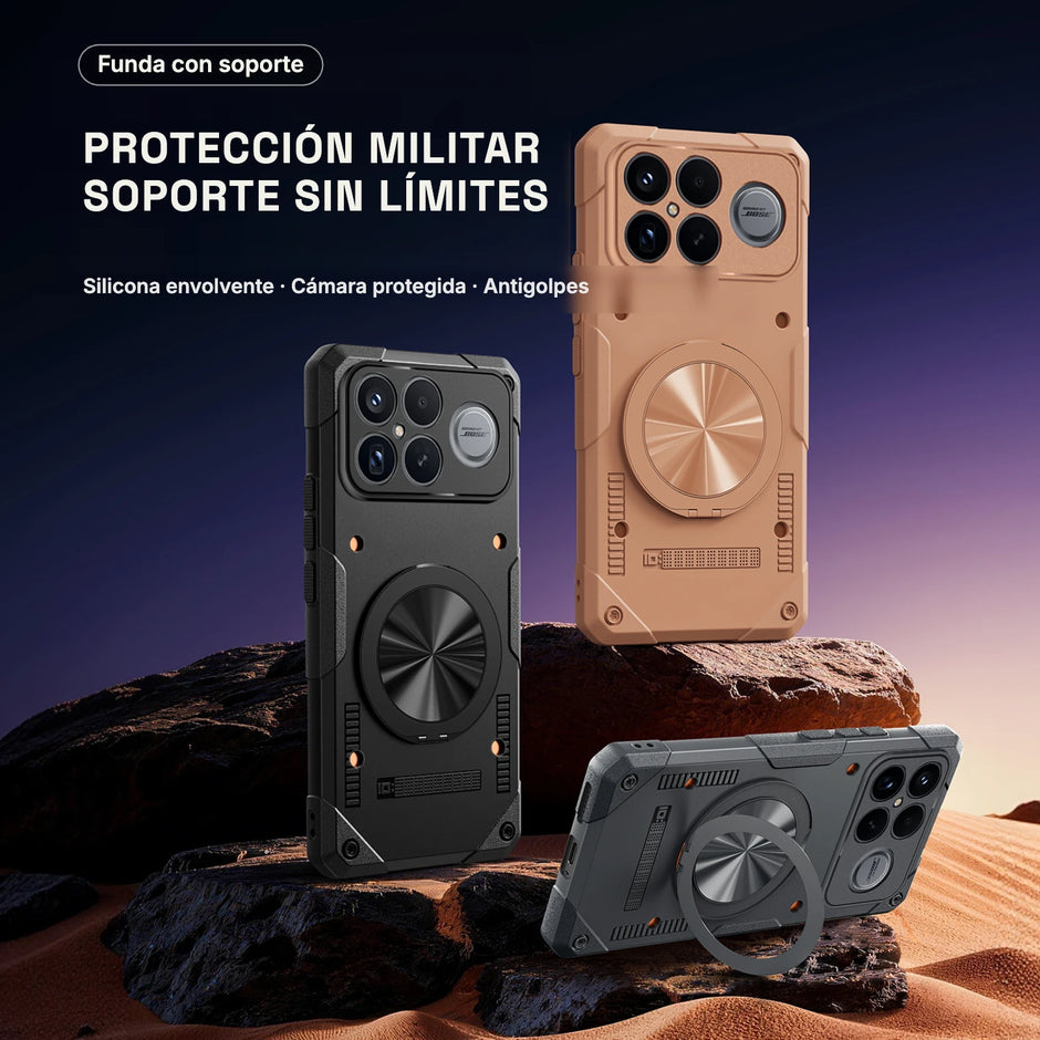 Case Fat Armor Parante 360 MagSafe Xiaomi Poco F8 Ultra | Titanio Desierto