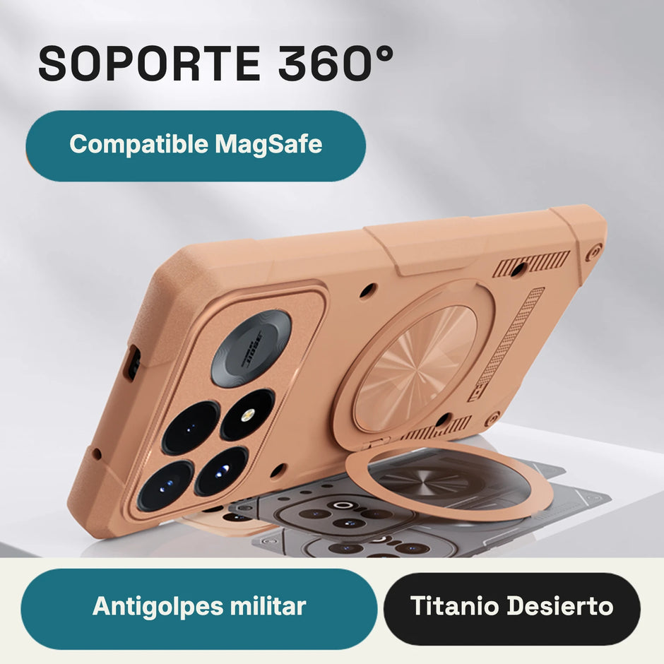 Case Fat Armor Parante 360 MagSafe Xiaomi Poco F9 Pro / Redmi K100 Pro | Titanio Desierto