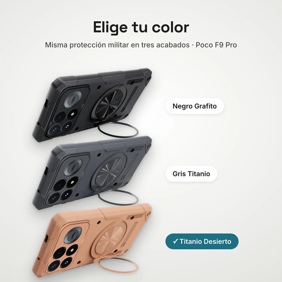 Case Fat Armor Parante 360 MagSafe Xiaomi Poco F9 Pro / Redmi K100 Pro | Titanio Desierto