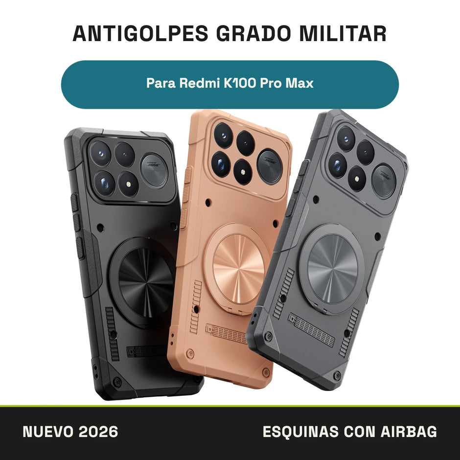Case Fat Armor Parante 360 MagSafe Xiaomi Poco F9 Ultra / Redmi K100 Pro Max | Negro Grafito