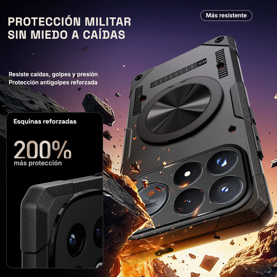 Case Fat Armor Parante 360 MagSafe Xiaomi Poco F9 Ultra / Redmi K100 Pro Max | Negro Grafito