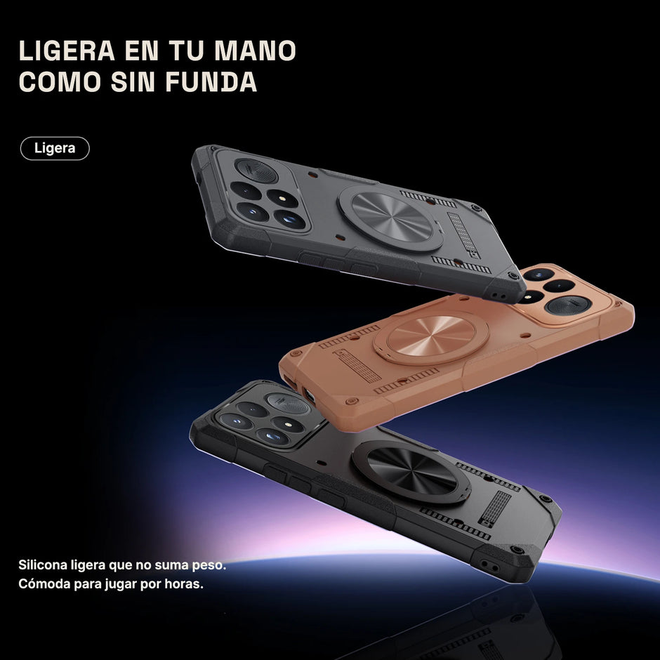 Case Fat Armor Parante 360 MagSafe Xiaomi Poco F9 Ultra / Redmi K100 Pro Max | Negro Grafito