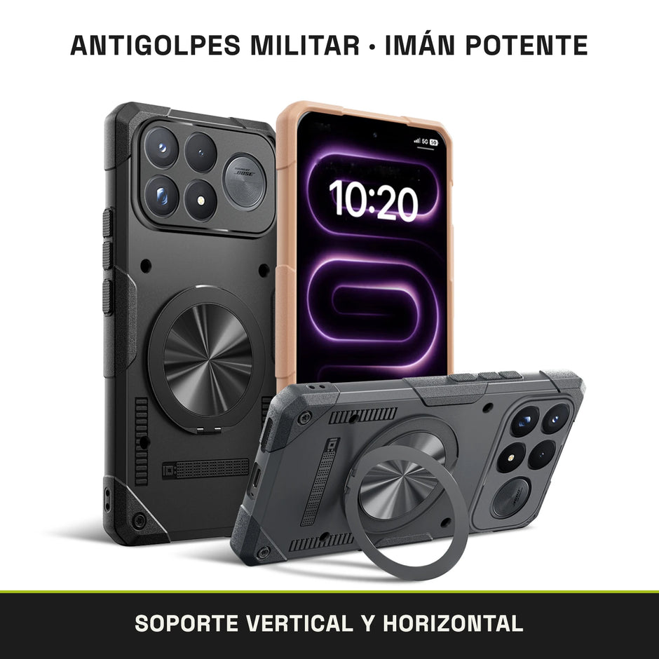 Case Fat Armor Parante 360 MagSafe Xiaomi Poco F9 Ultra / Redmi K100 Pro Max | Titanio Desierto