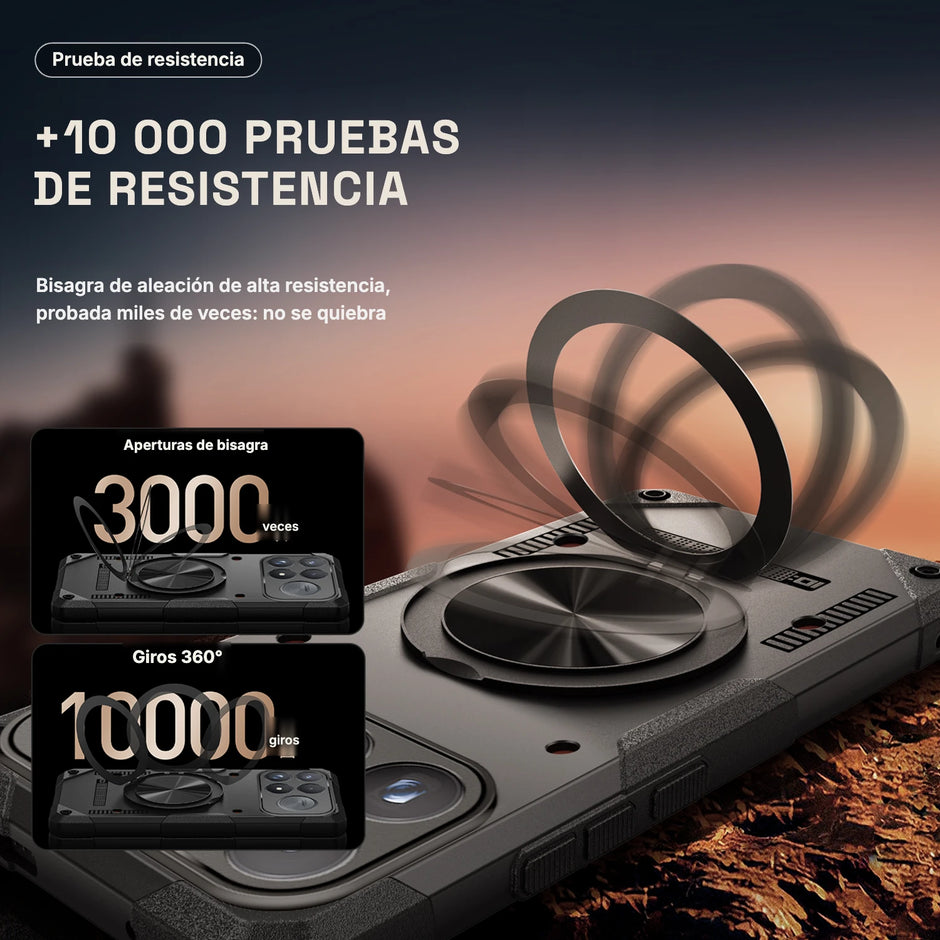 Case Fat Armor Parante 360 MagSafe Xiaomi Poco F9 Ultra / Redmi K100 Pro Max | Titanio Desierto