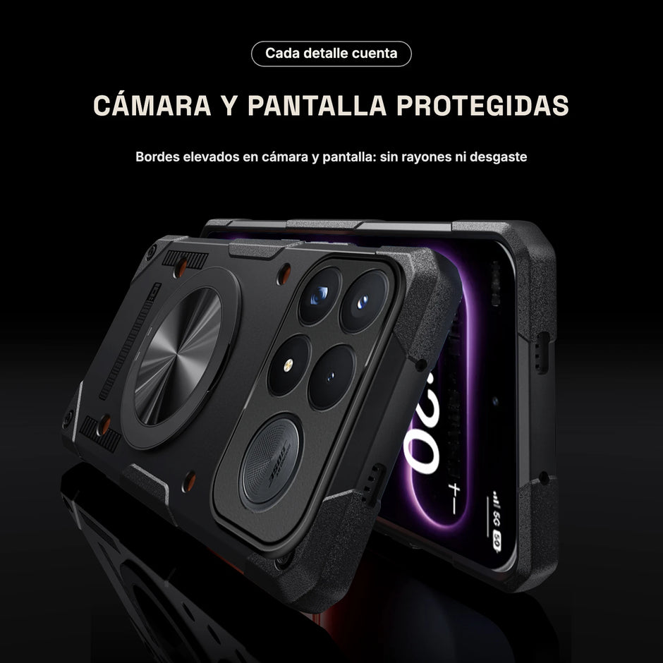 Case Fat Armor Parante 360 MagSafe Xiaomi Poco F9 Ultra / Redmi K100 Pro Max | Titanio Desierto
