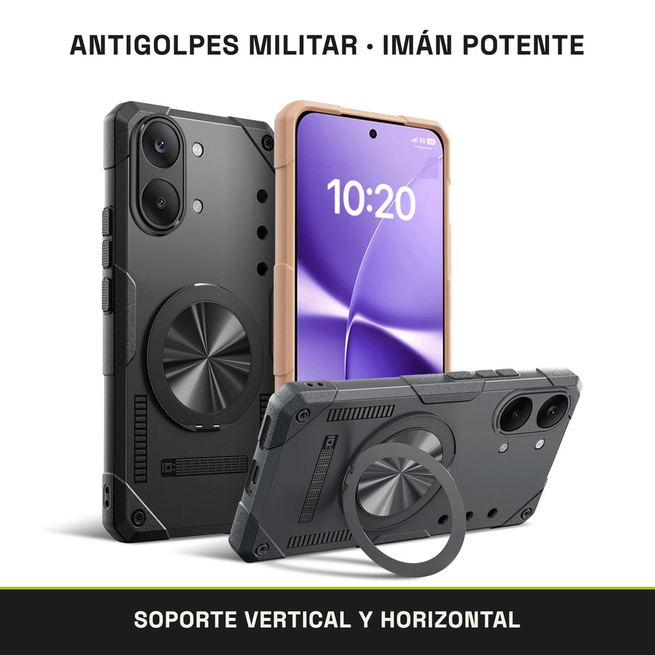 Case Fat Armor Parante 360 MagSafe Xiaomi Poco X8 Pro Max | Gris Titanio