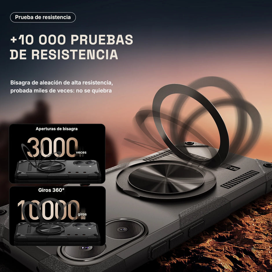 Case Fat Armor Parante 360 MagSafe Xiaomi Poco X8 Pro Max | Gris Titanio