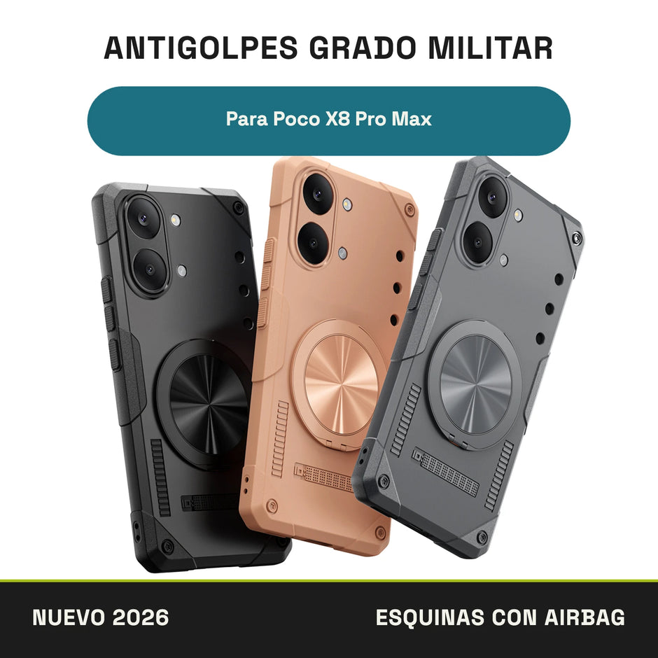 Case Fat Armor Parante 360 MagSafe Xiaomi Poco X8 Pro Max | Titanio Desierto