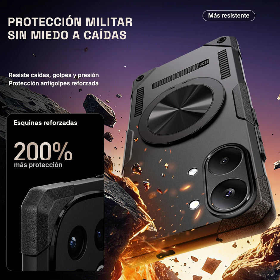 Case Fat Armor Parante 360 MagSafe Xiaomi Poco X8 Pro Max | Titanio Desierto