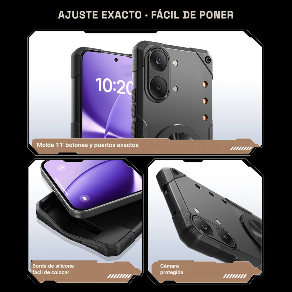 Case Fat Armor Parante 360 MagSafe Xiaomi Poco X8 Pro Max | Titanio Desierto