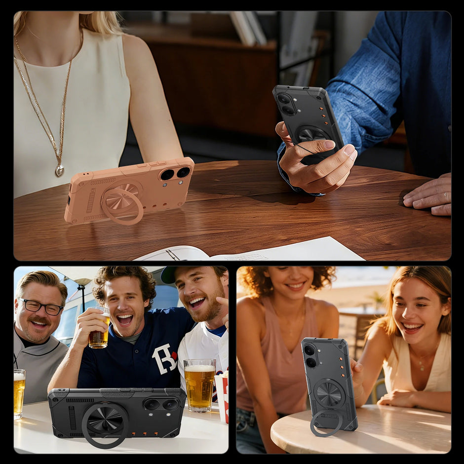 Case Fat Armor Parante 360 MagSafe Xiaomi Poco X8 Pro Max | Titanio Desierto