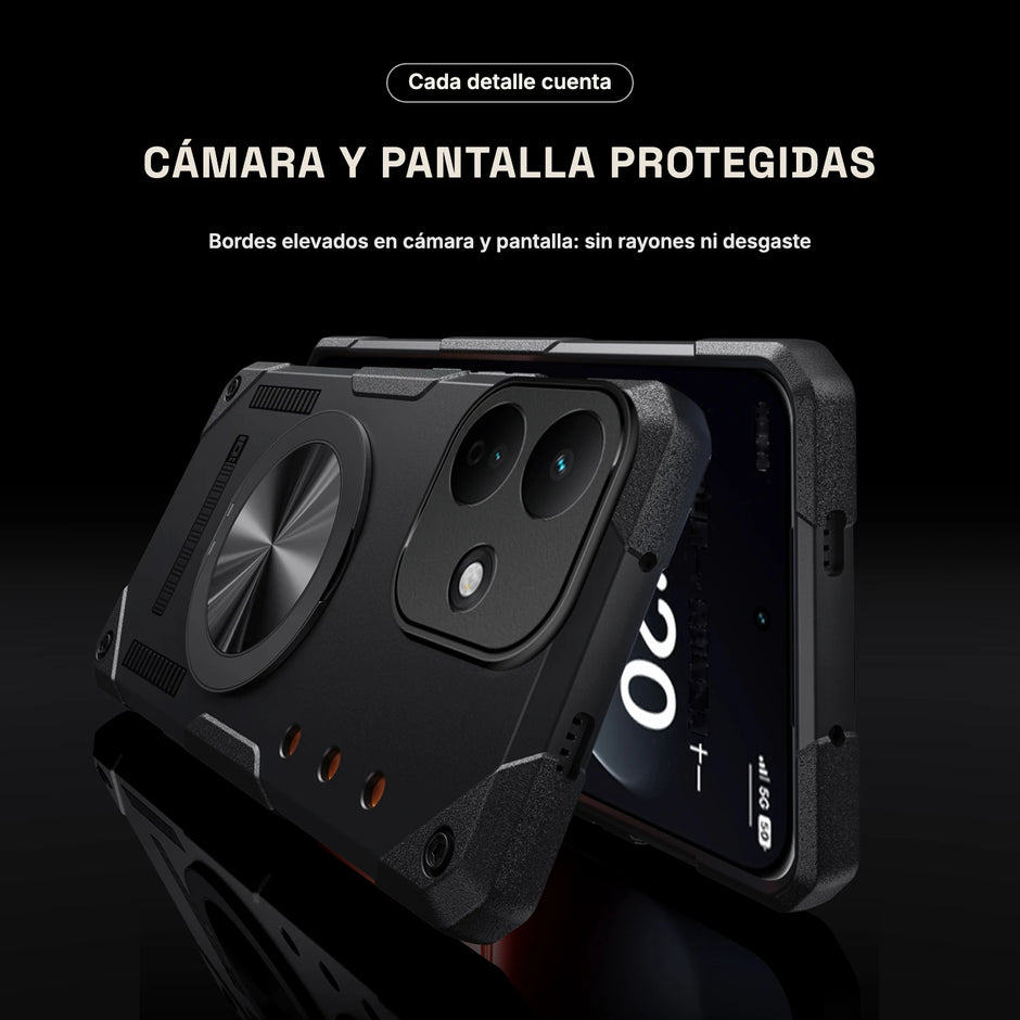 Case Fat Armor Parante 360 MagSafe Xiaomi Redmi Note 17 Pro | Gris Titanio