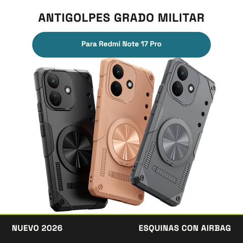 Case Fat Armor Parante 360 MagSafe Xiaomi Redmi Note 17 Pro | Negro Grafito