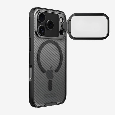 Case Nillkin CamShield Prop Magnética iPhone 17 Pro Max Negro Translúcido 2