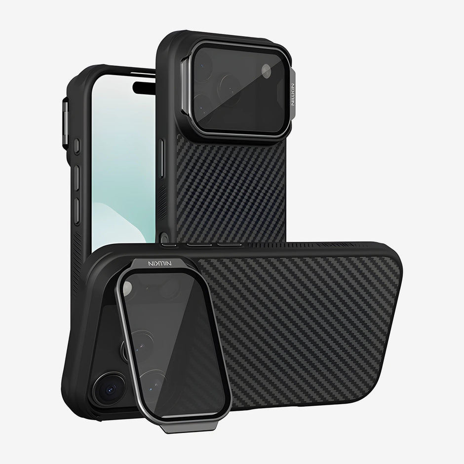 Case Nillkin CarboProp Kevlar® Magnética iPhone 17 Pro Max Negro 2