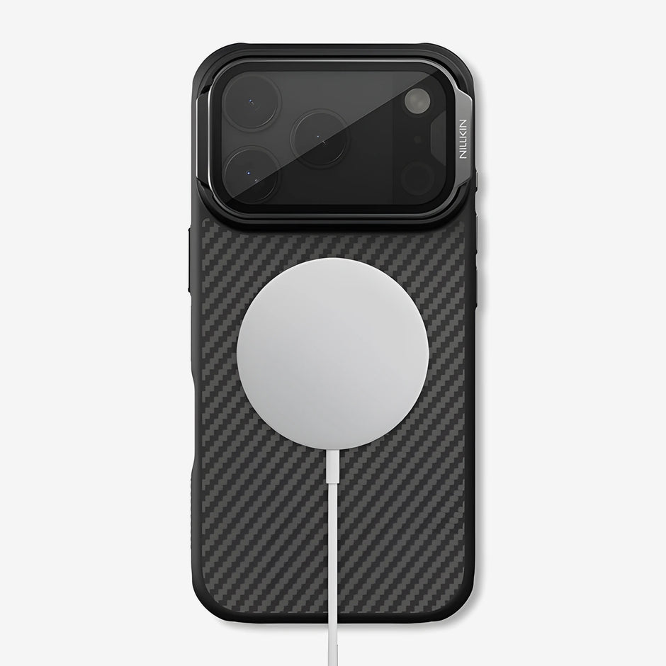 Case Nillkin CarboProp Kevlar® Magnética iPhone 18 Pro Max Negro 1