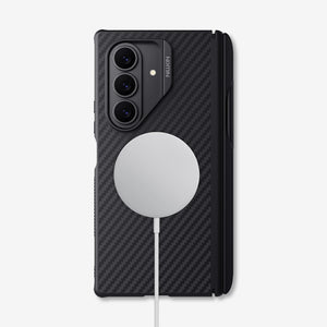 Case Nillkin CarboProp Kevlar® Magnética con Lápiz Galaxy Z Fold 7 | Negro